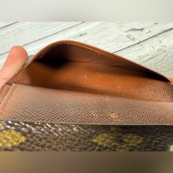 Louis Vuitton Porte Tresor Etui Papier Trifold Wallet Monogram Canvas Leather - Picture 12 of 16